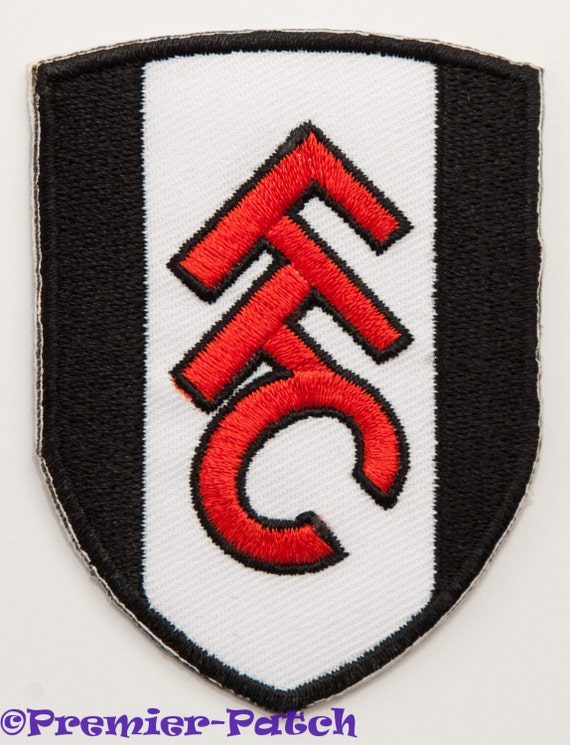 Fulham FC Football Club Crest Embroidered Iron on by PremierPatch