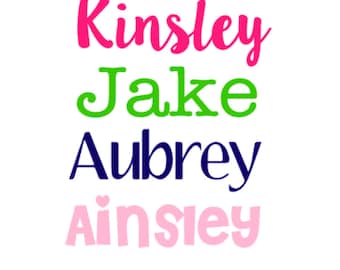 Name Decal, Name Stickers, Personalized Decal Stickers, Kids name labels, Vinyl Name stickers, water bottle decal, yeti name sticker,