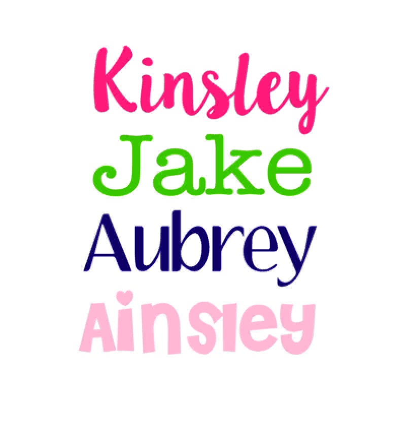 Personalized Name Decal Sticker Water bottle Sticker