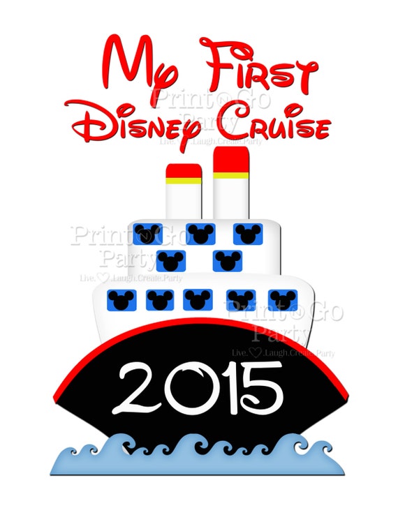 Items similar to My First Disney Cruise, Iron On Transfer, DIY Disney