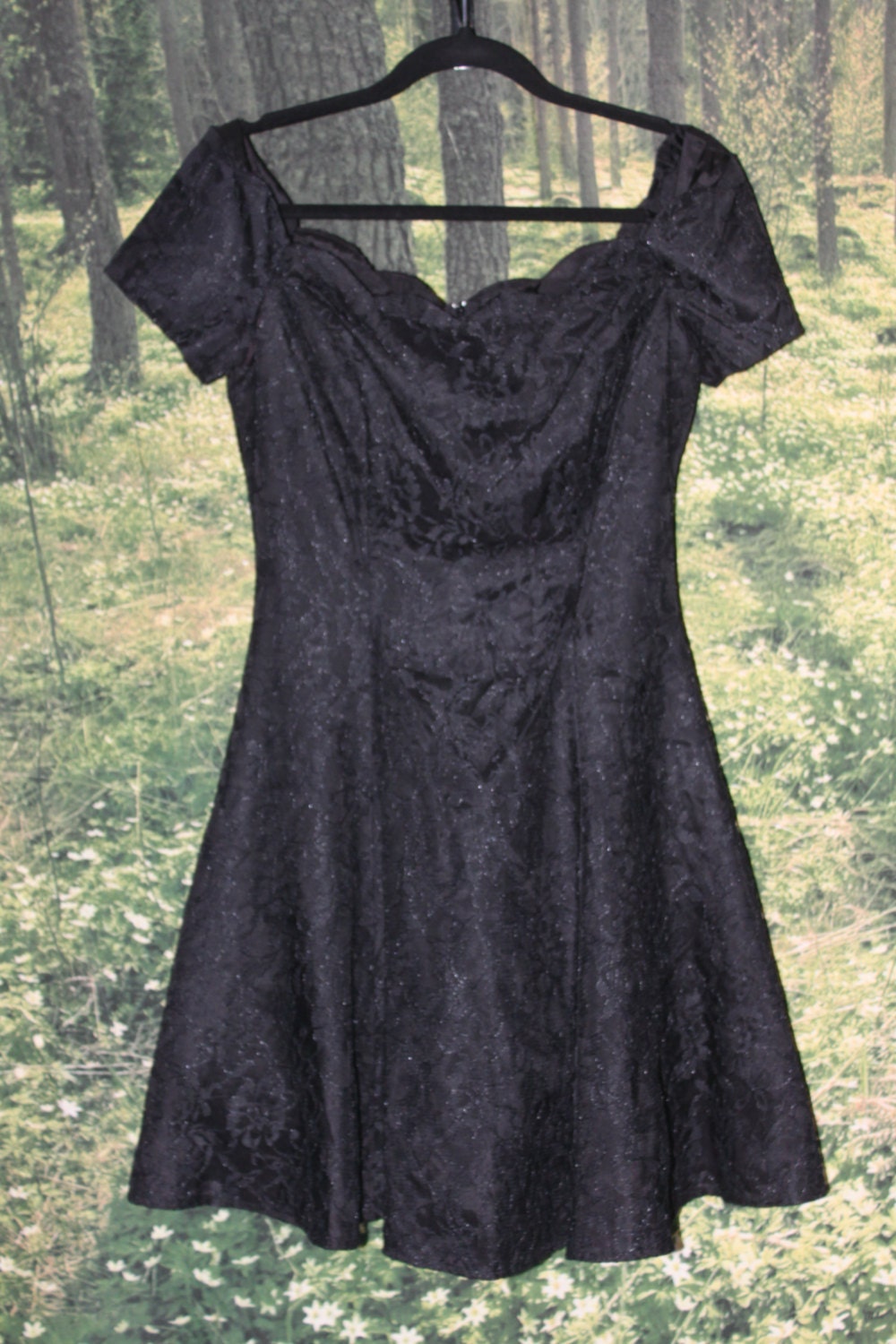 Vintage Black Lace Dress