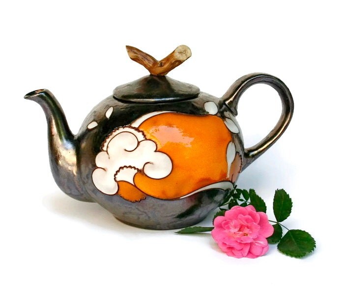 Glazed Teapot Ceramic Teapot Colorful Teapot Teapot