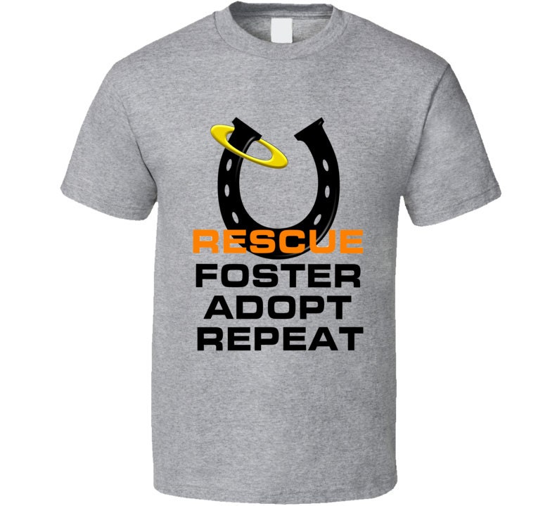 Animal Rescue Shirt Horse Tee Horseshoe Horse by TheHeifersNest