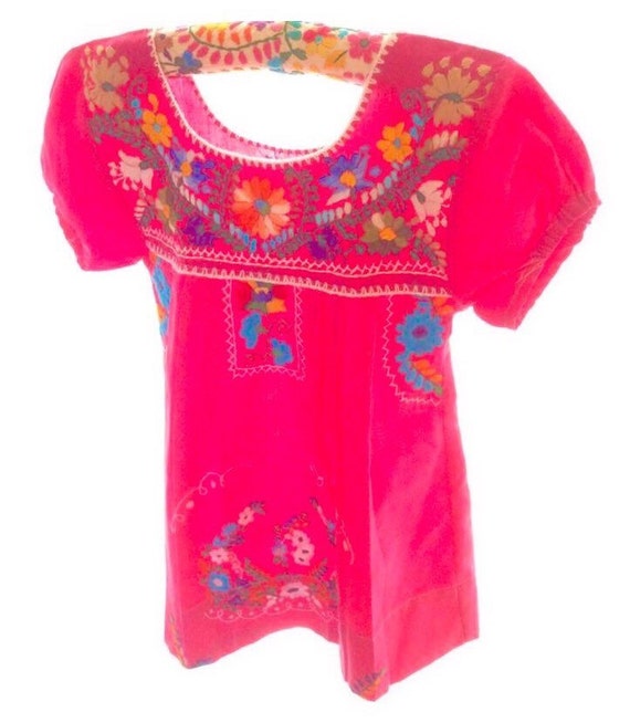Mexican Embroidered Dress for Girls