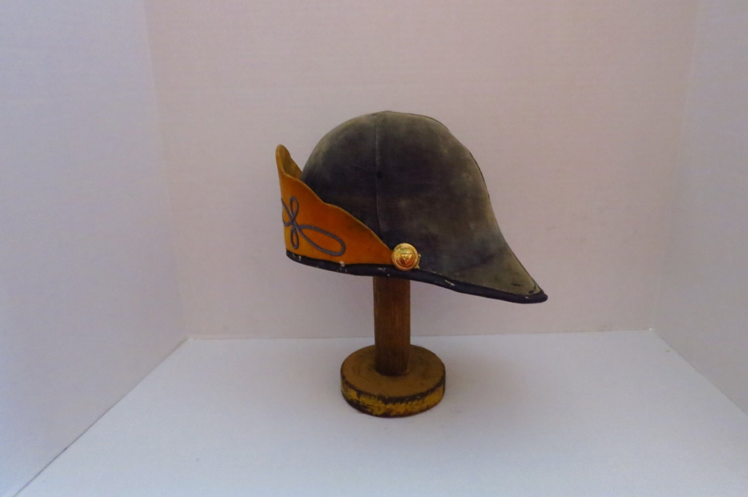 Antique Decorative Child’s Velvet Riding Helmet Haute Juice