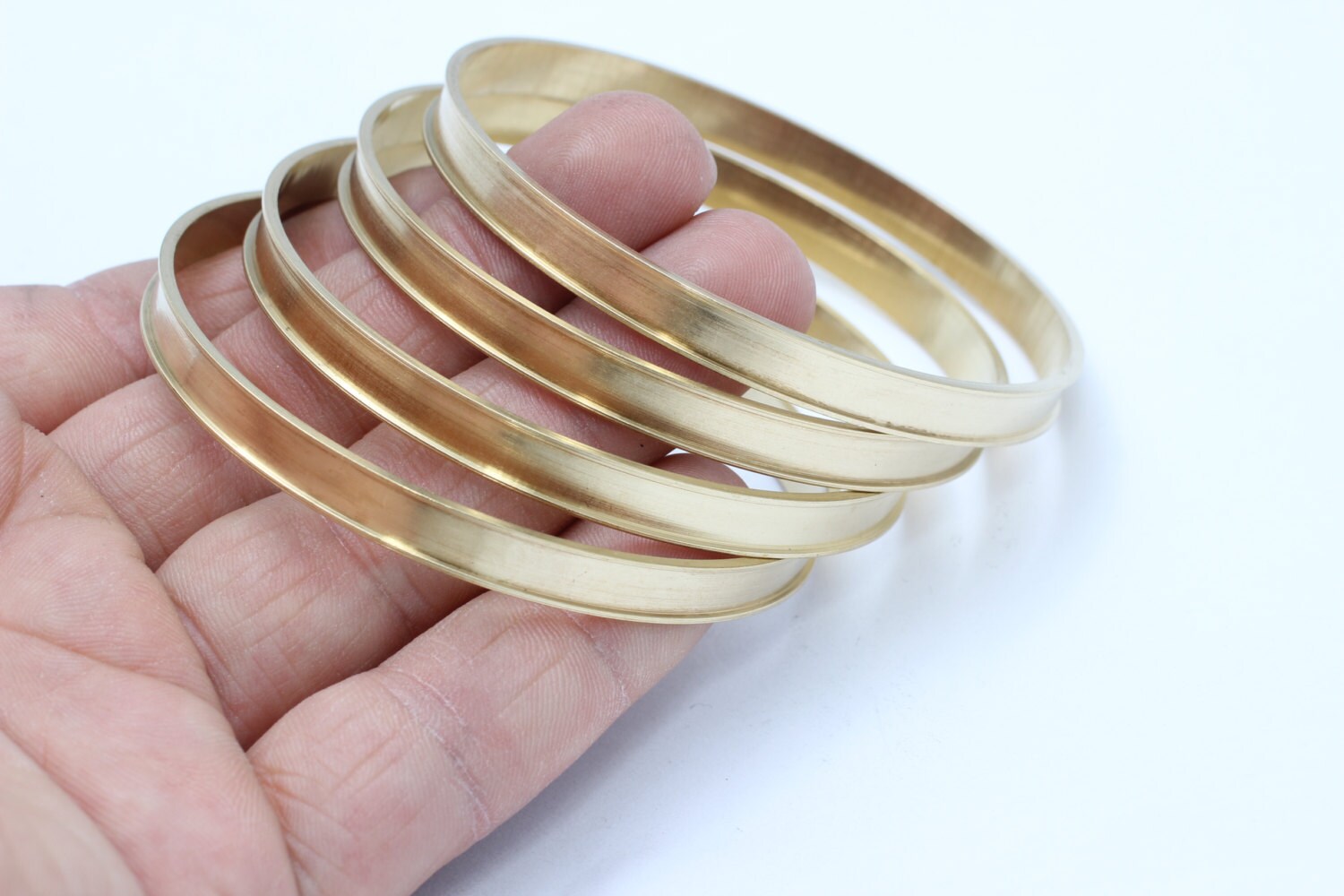 Channel bracelet blank collage inlay. Bracelet blanks