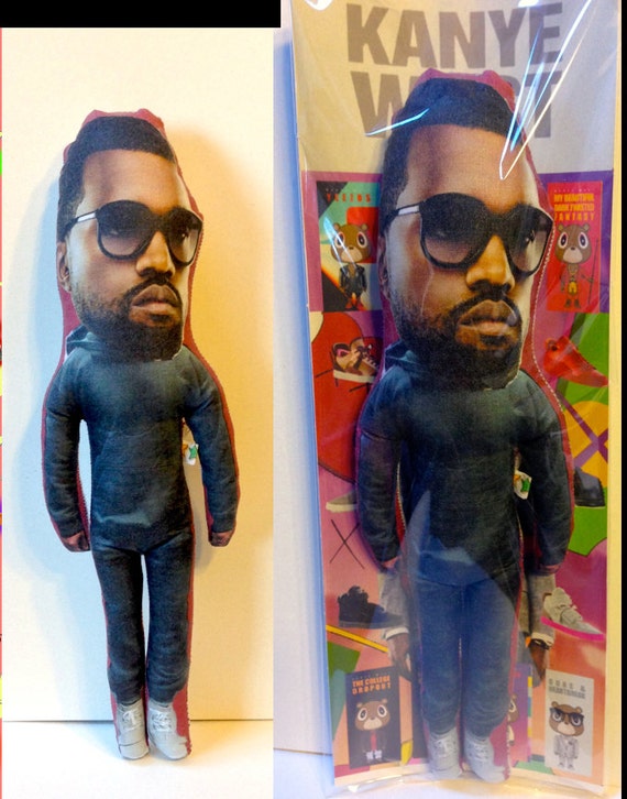 Kanye West Doll Good Music Stuffed Star Toy Custom Doll 4698