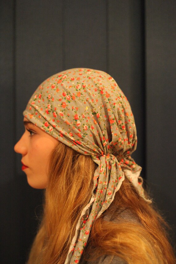 Tichel Scarves Head Wrap Hair Covering Headcovering by JEWISHGIFT