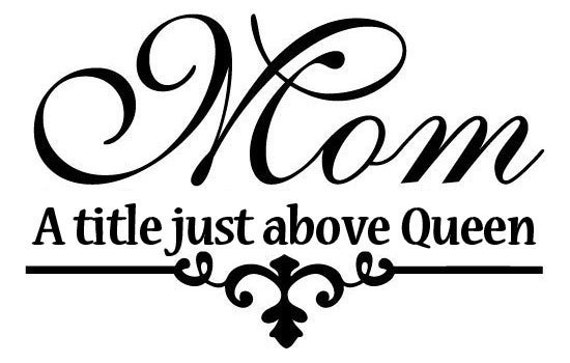 Download Items similar to Mom A Title Above Queen SVG on Etsy