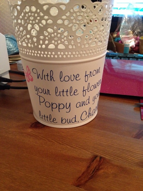 Personalised plant pots