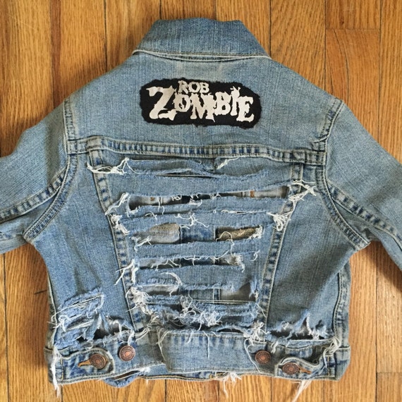 Rob Zombie Distressed Custom Levis Denim by MonsterPartyApparel