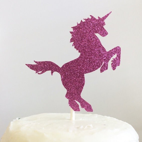 unicorn cake topper by newwaykids on etsy