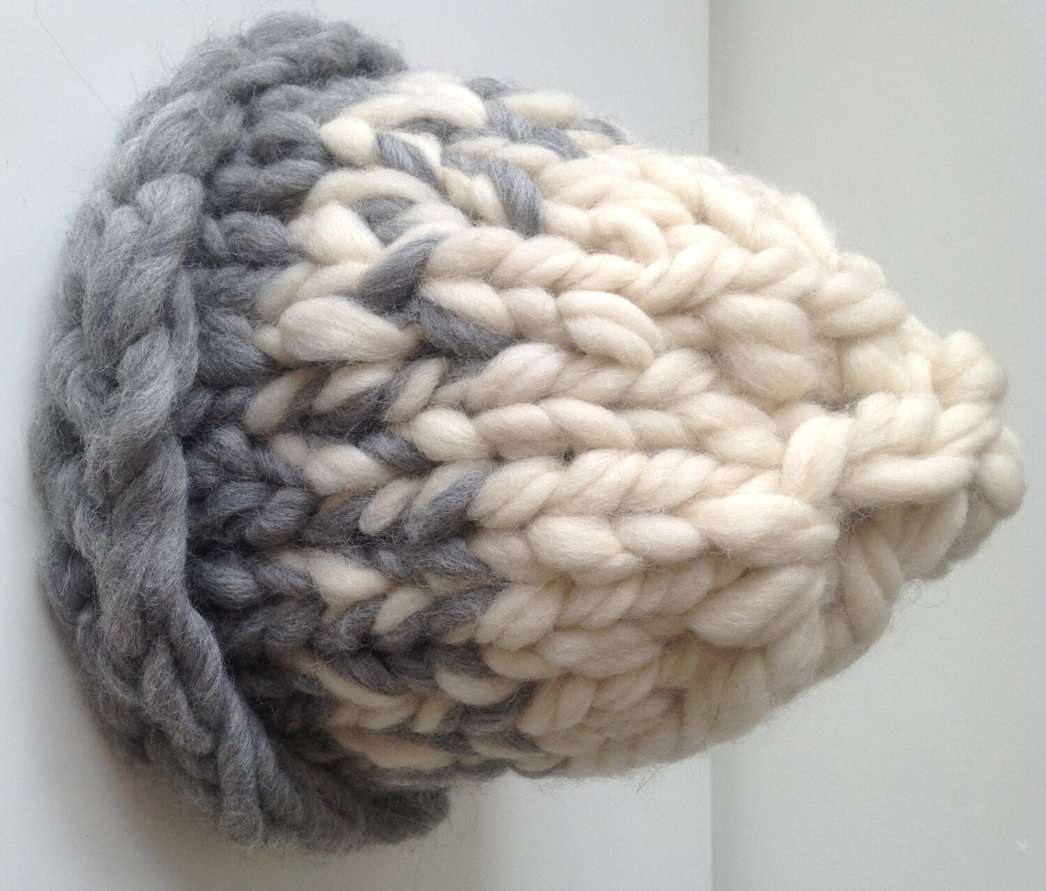 Chunky beanie Super Chunky yarn hat Super chunky knit hat