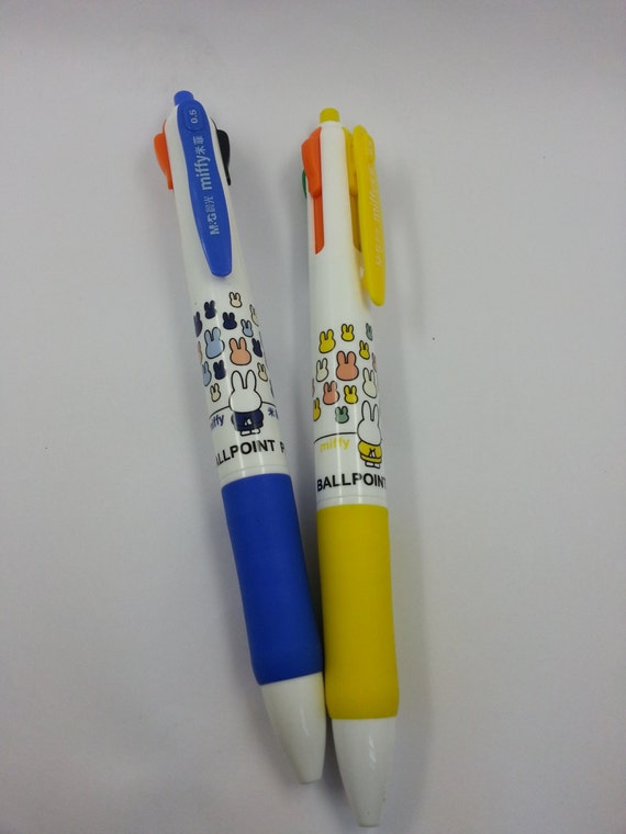 NEW Japanese MultiColor Miffy Ball Pen 1 pc by umbrellamovement