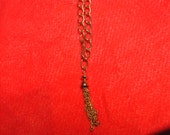 NECKLACE or BELT Chain with Tassel 36" adjustable