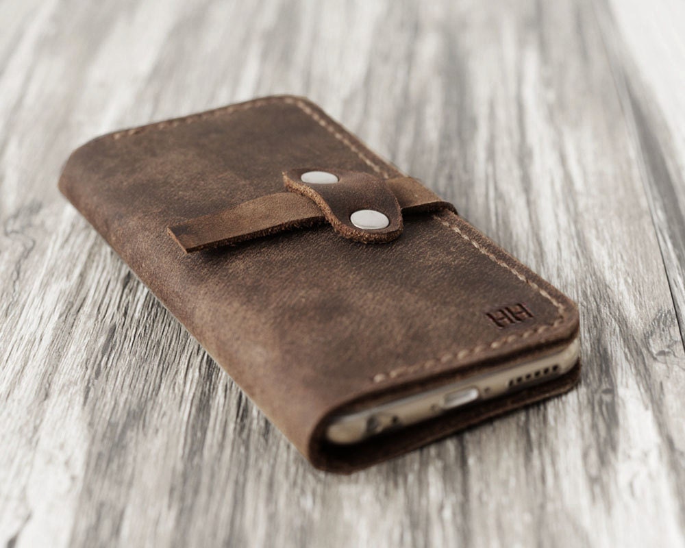 Personalized Leather IPhone 6 Case / iphone 6 wallet / womens