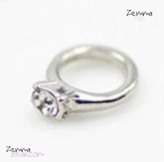 Ring floating charm by ZemmaToo on Etsy