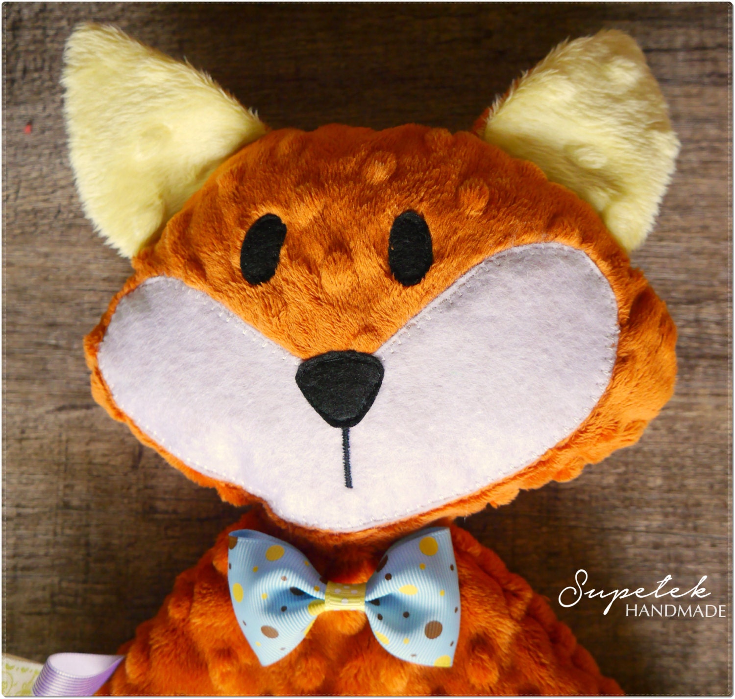 jellycat fox comforter