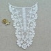 Venice Cotton lace Collar Appliques,Floral Emboridered Collar 1 pcs(57-26)