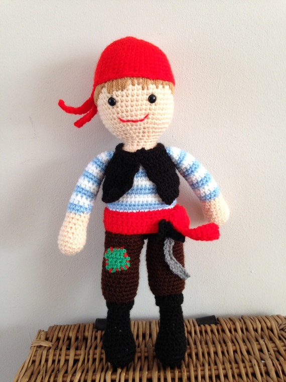 Handmade pirate doll