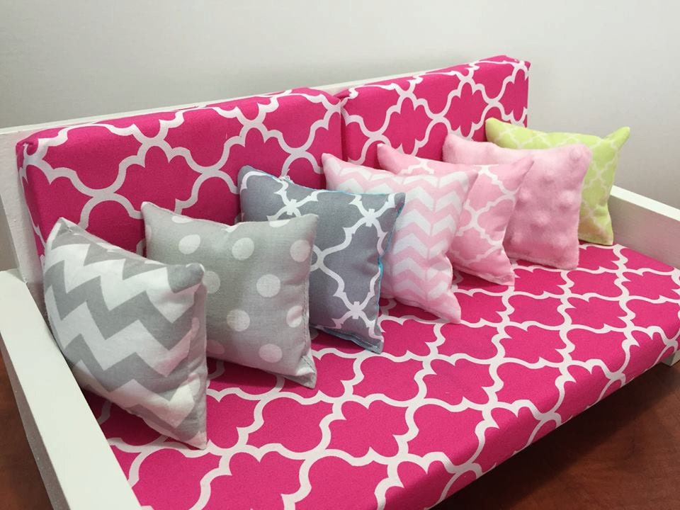 American Girl Doll Pillows for Bed or Couch by 4PeasCreations