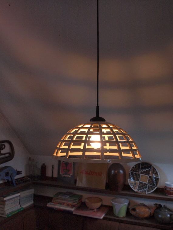 Ceramic Light Chandelier White GEOMETRIK Pendant by BohemiaMade