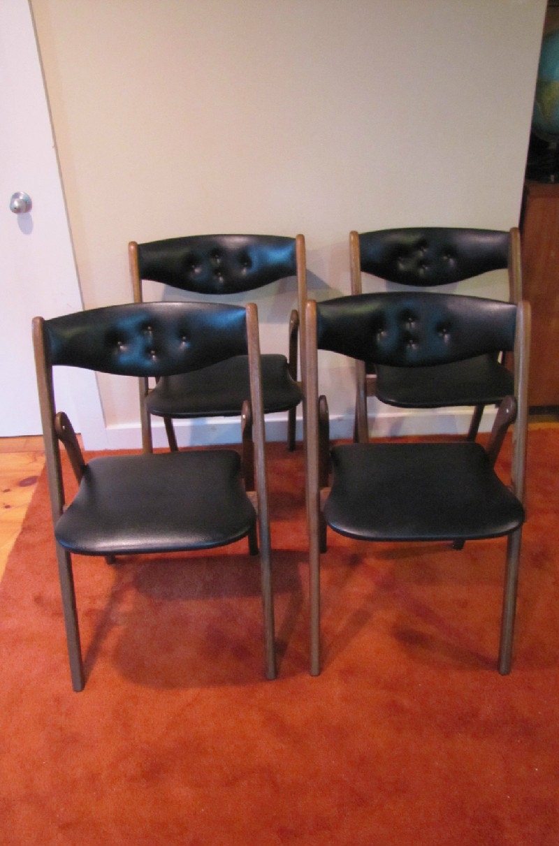 Coronet Wonderfold Folding Chairs Set of 4 Norquist Wonderfold