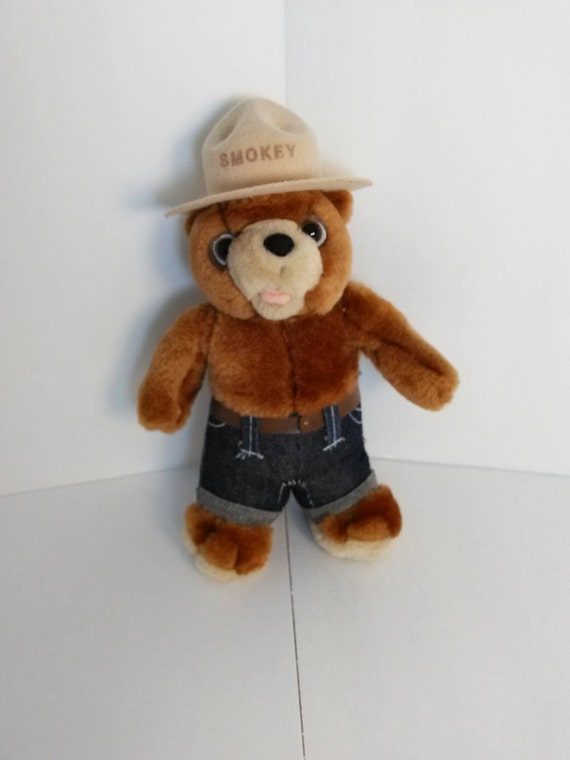 1960's smokey the bear stuffed animal