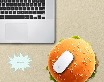 3D Hamburger Mouse pad mouse mat mouse pads 3d mousepad