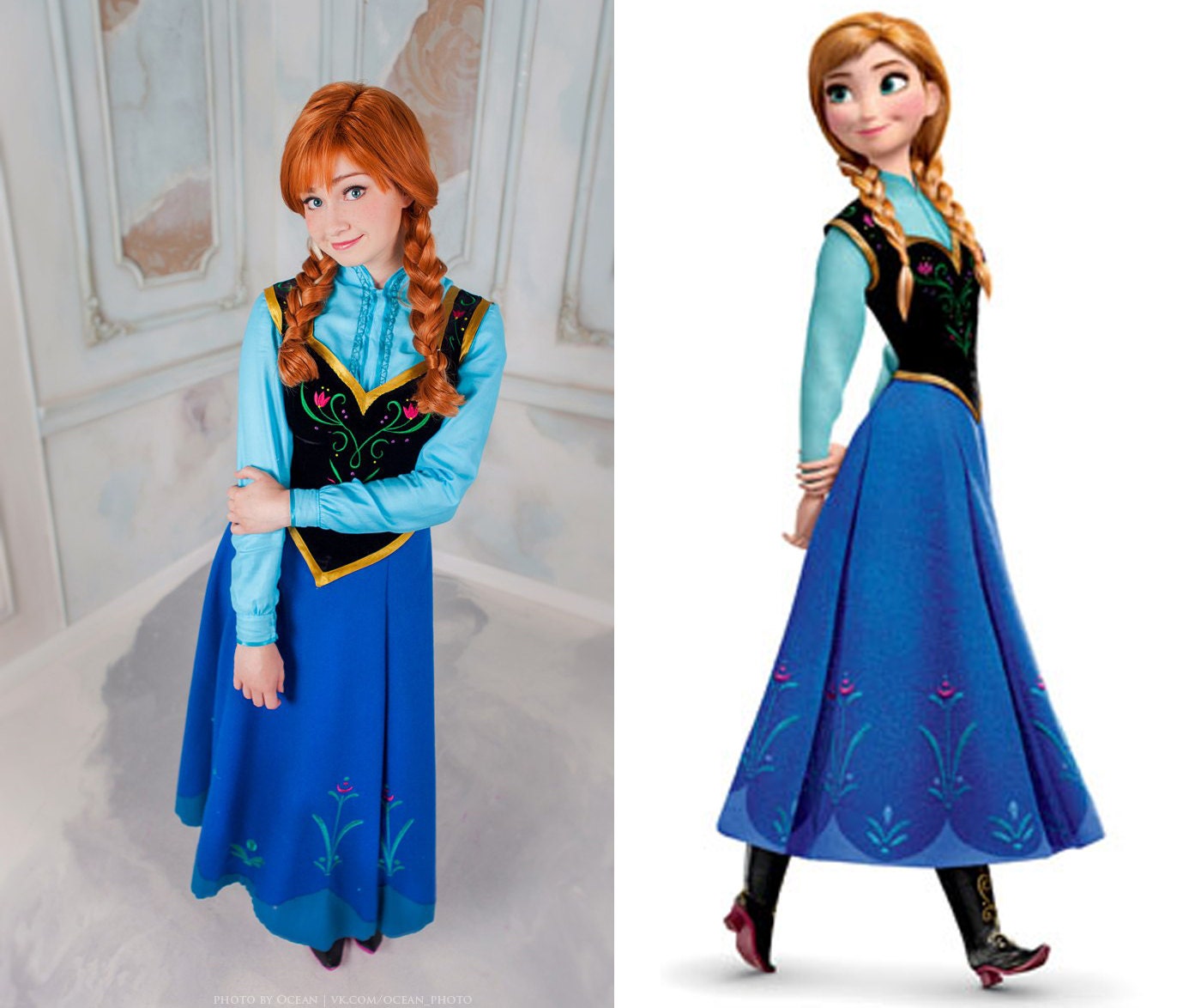 cosplay frozen Anna from