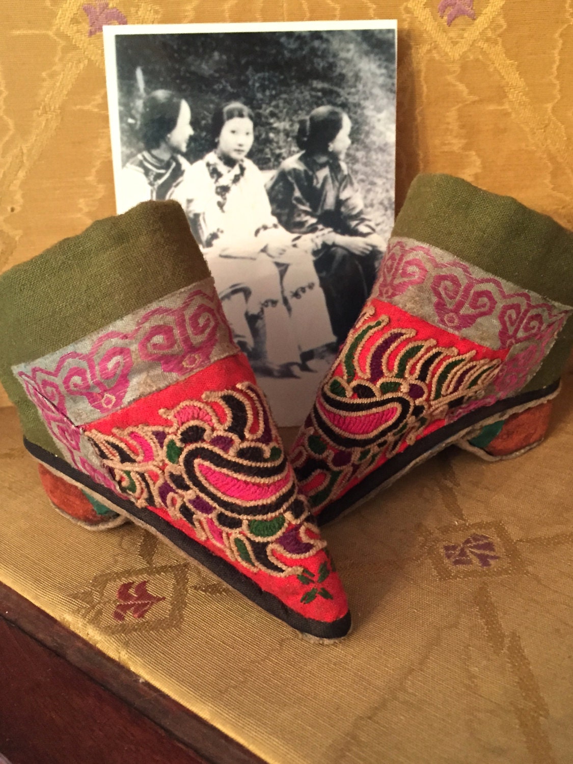 Antique Chinese Lotus footbinding by BedfordHillVintage Antique Chinese Lotus footbinding by BedfordHillVintage