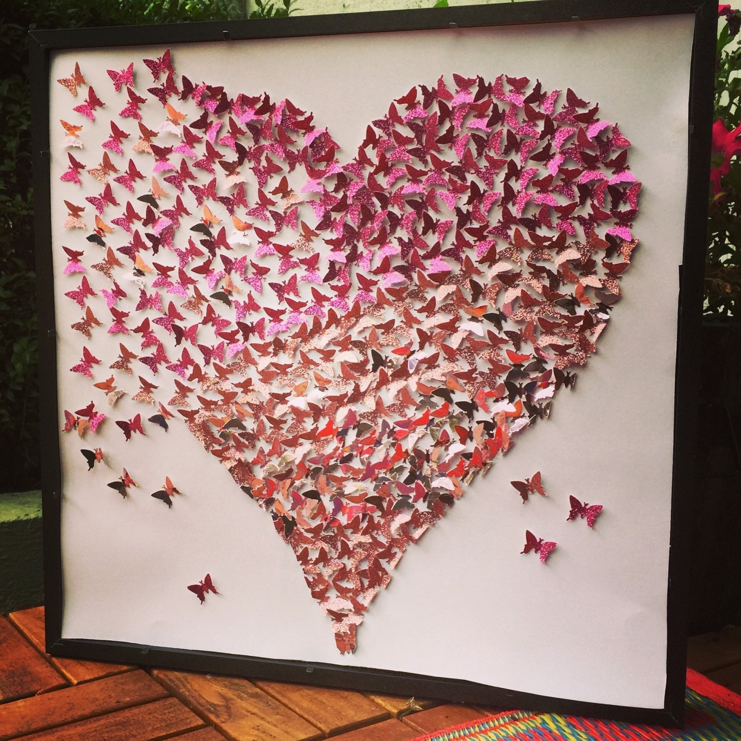 3d butterfly wall art butterfly heart butterfly by ...