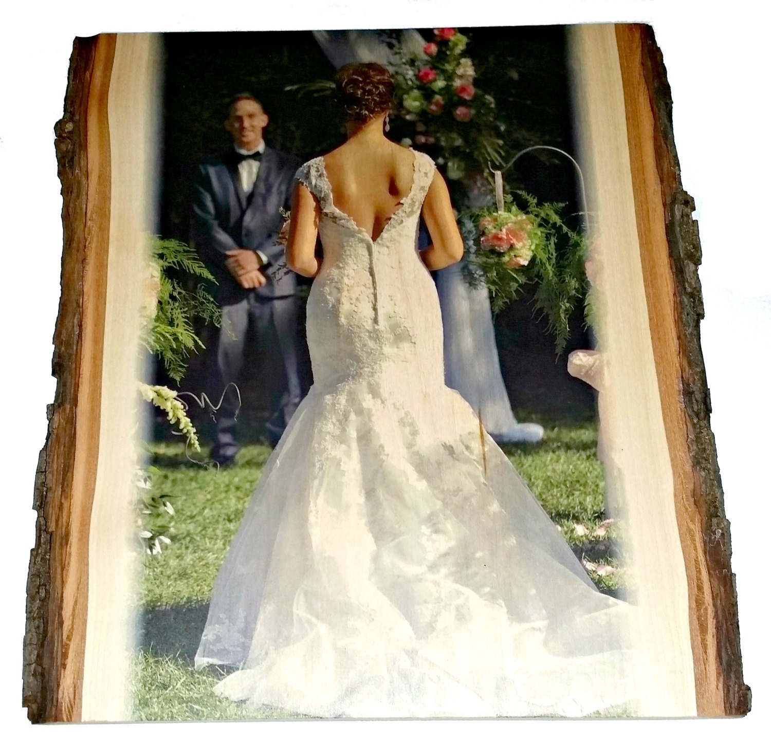 7 X 10 Custom Wood Photo Wood wall art Personalized photo