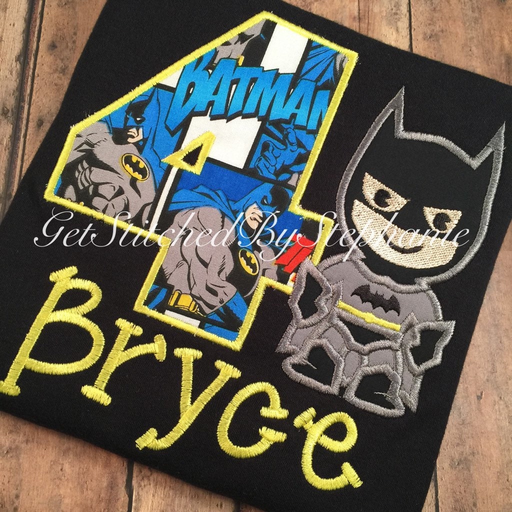 batman birthday shirts for family