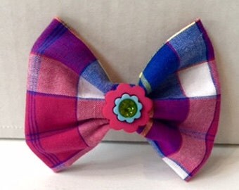fourth of july dog bow tie