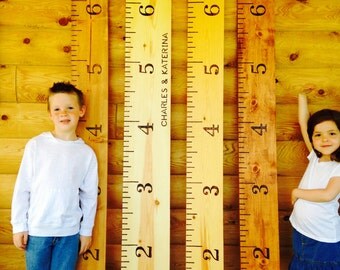 Growth Chart - Growth Ruler - Wood Growth Chart - Growth Chart Ruler - Wooden Growth Chart - Kid Nursery Decor