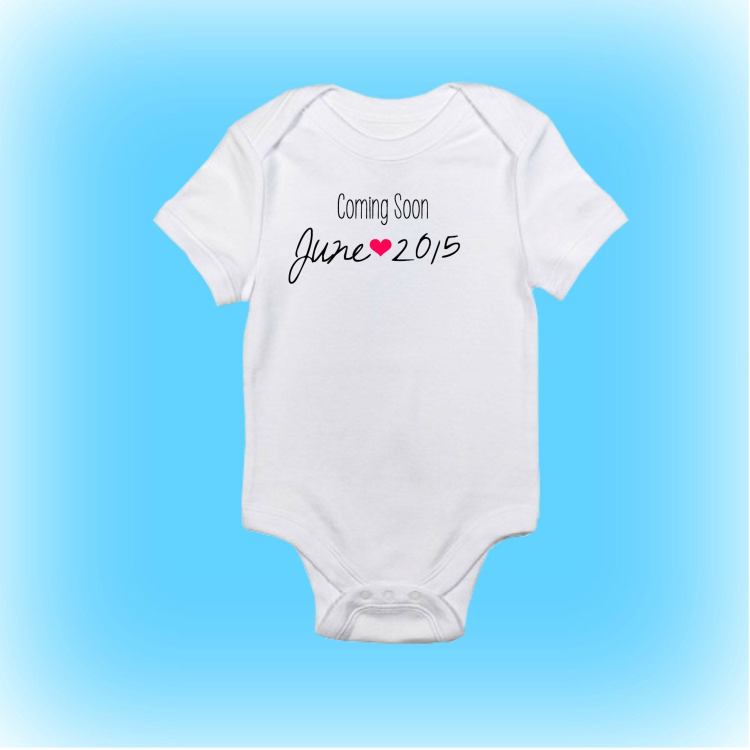 Personalized Baby Onesie® Pregnancy Reveal Gift Pregnancy1500 x 1500