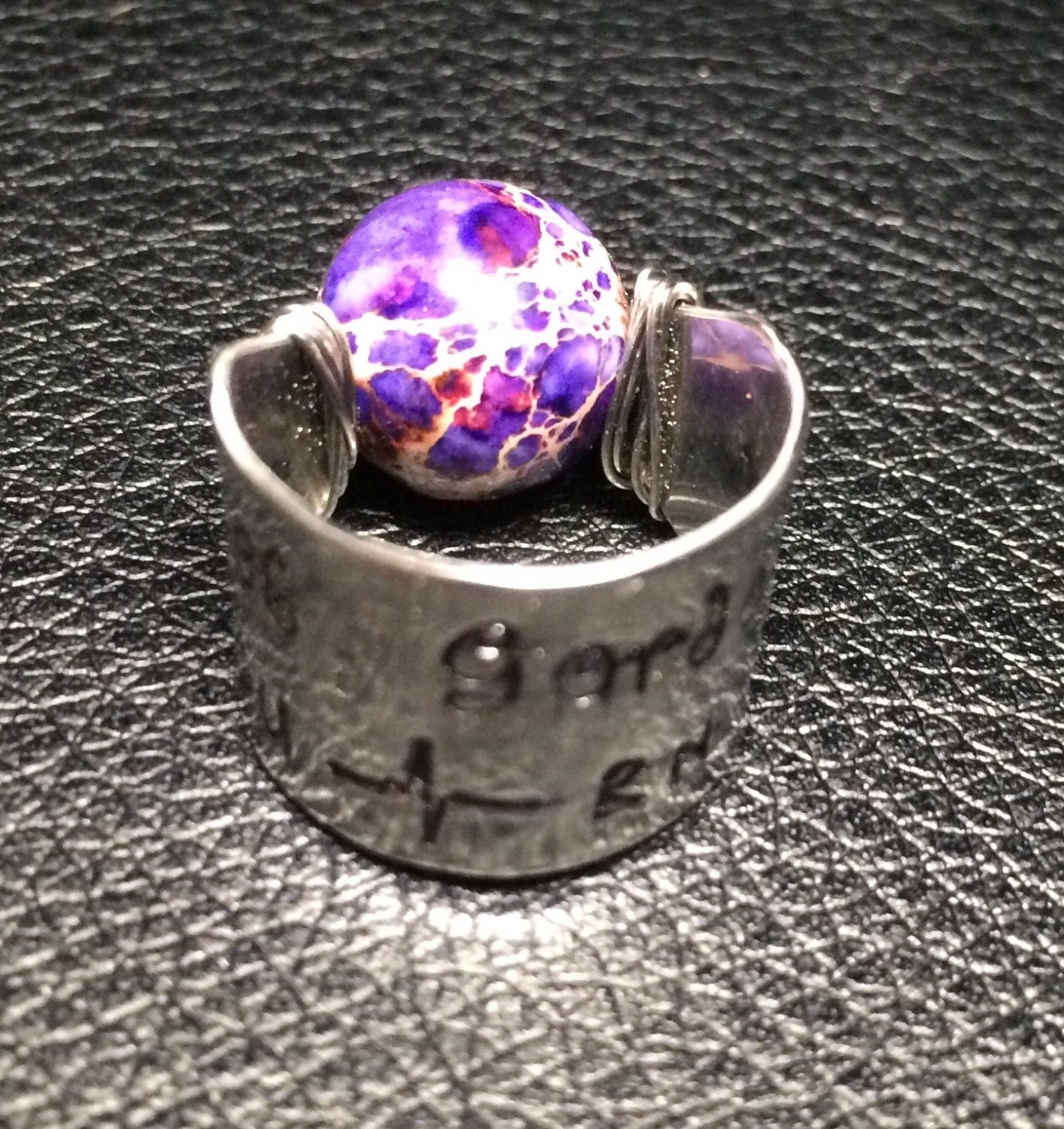 Stethoscope ID Rings Custom & Handmade With by HandySandysHandMade