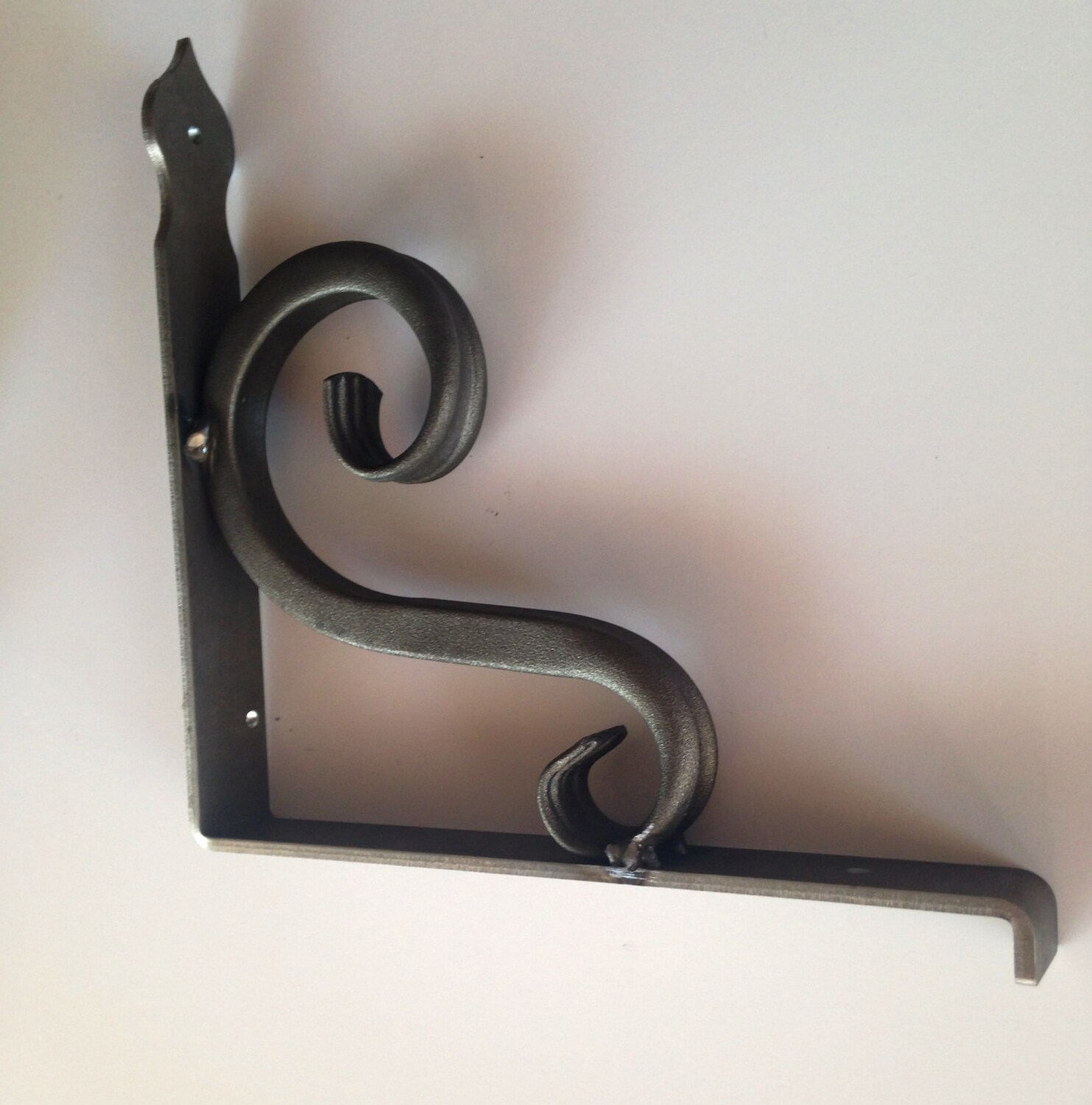 Custom scroll shelf bracket wrought iron heavy duty shelf