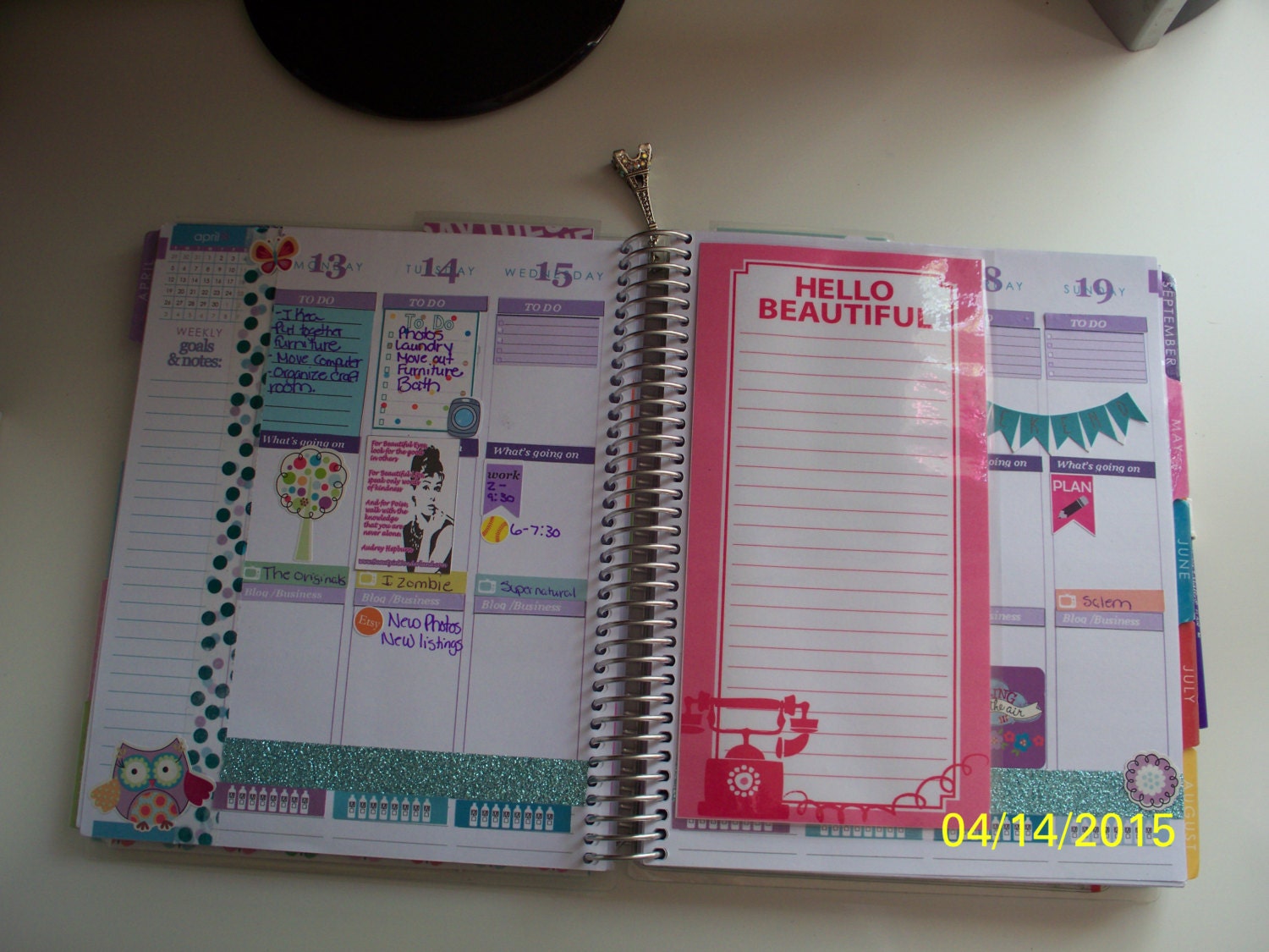 Laminated List insert for Erin Condren by YouGottaCraftThat