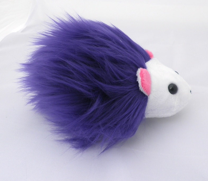 purple hedgehog plush