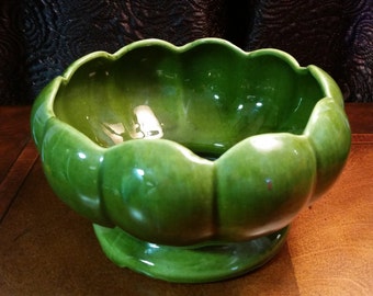 Maurice of California Ceramics Green Glazed Planter