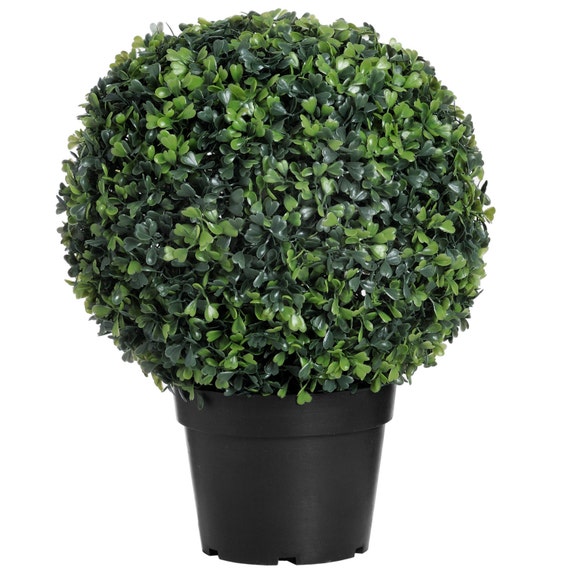 Boxwood Planter Lifelike Artificial Silk Home 38 cm