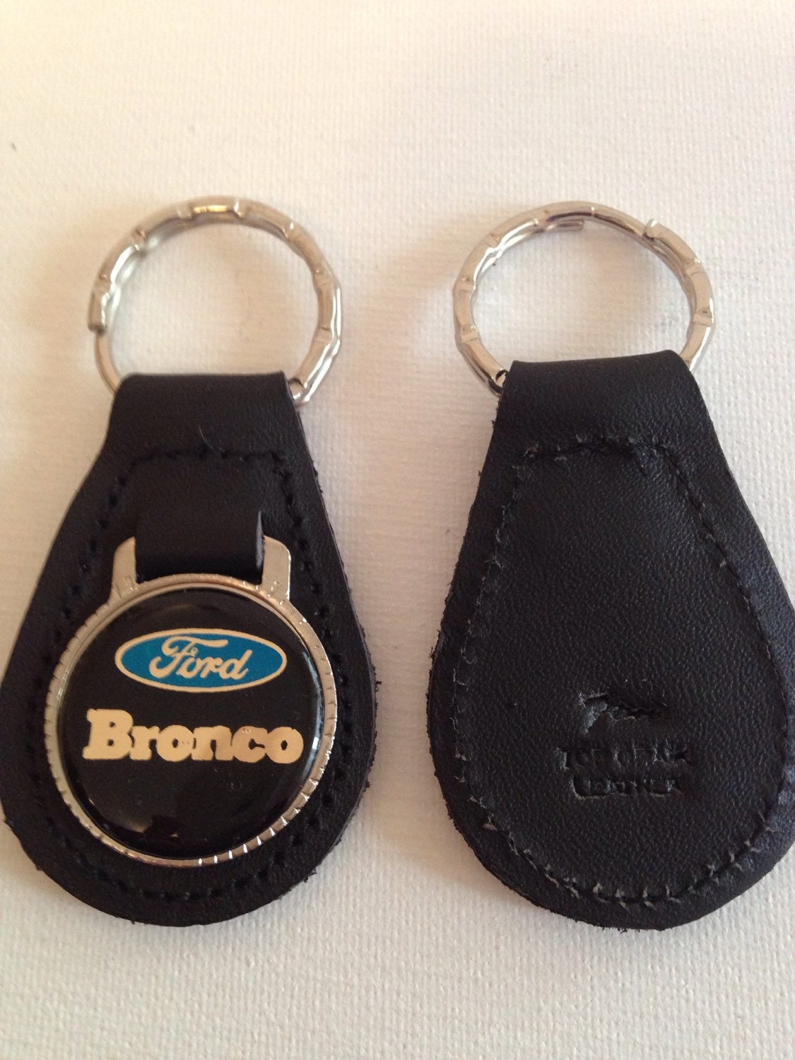 Ford Bronco Keychain Genuine Leather Ford Key by KATSKEYCHAINS