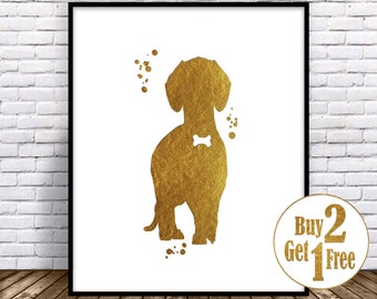 Dachshund Wall Art dachshund wall art | etsy Dachshund Wall Art dachshund wall art | etsy