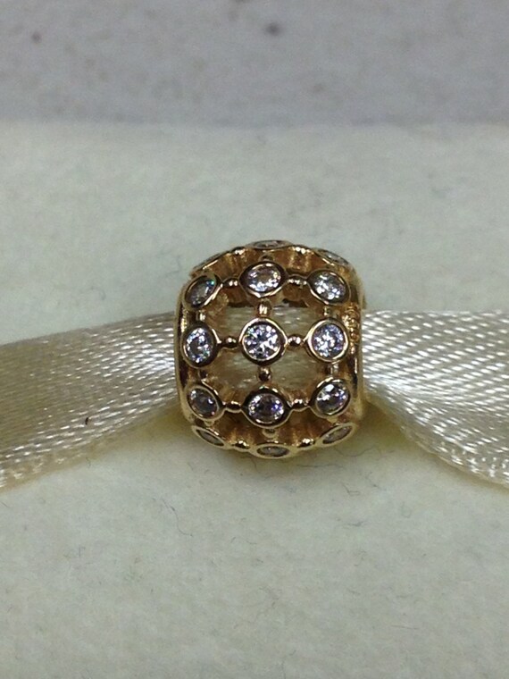 Authentic Pandora 14Kt Yellow Gold In The Spotlight Charm