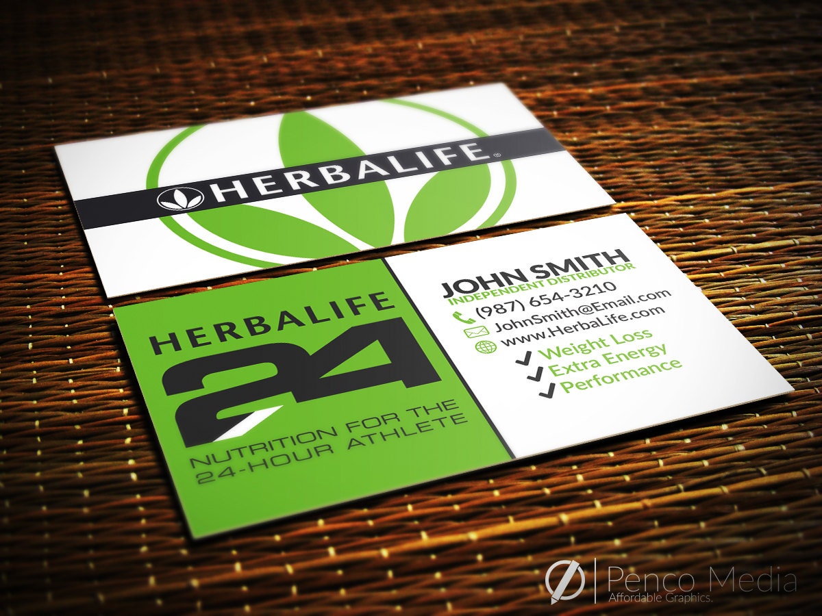 HerbaLife Business Card Design HerbaLife Nutrition by ...