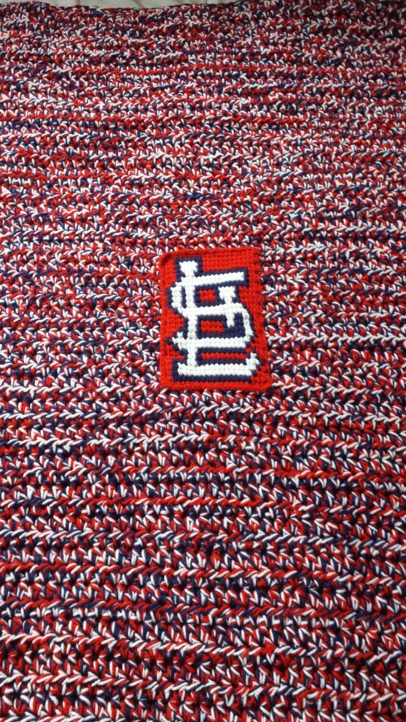 St. Louis Cardinals twin size game day afghan