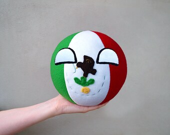 countryball polandball plush ball meme hand
