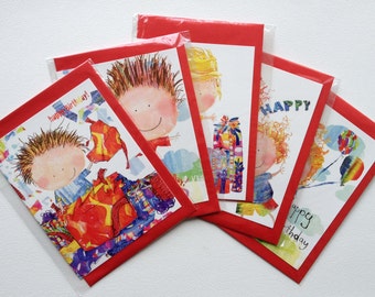 5 Digital Collage Cards